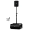 S1 Pro+ Wireless PA Package With Sub1 Powered Bass Module and accessories